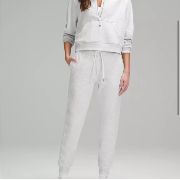 16. Lululemon Warm Down Jogger II Heather’s iced iris - Picture 8 of 16